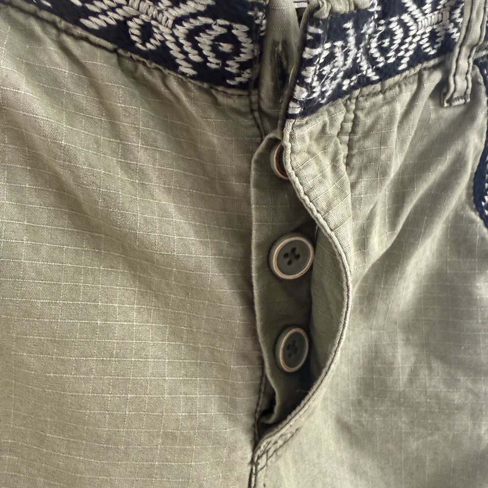 Free People Khaki Cargo Pants - Picture 4 of 6